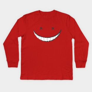 Koro Sensei : Evil Smile - Ansatsu Kyoushitsu (Assassination Classroom) Kids Long Sleeve T-Shirt